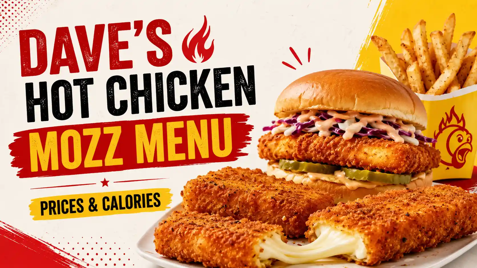 Dave’s Hot Chicken Mozz Menu
